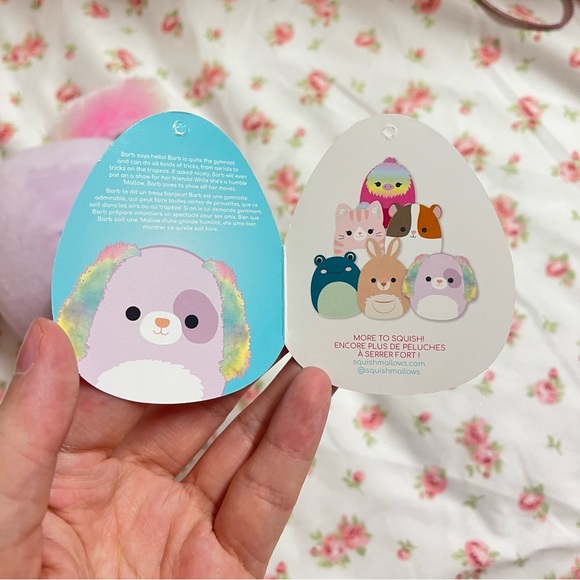 Barb the Dog/Puppy Squishmallow Clip 3.5" BNWT - Picture 3 of 7